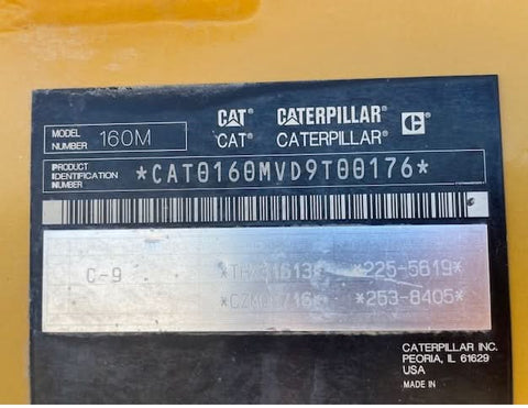 2011 Caterpillar 160M AWD Motor Grader