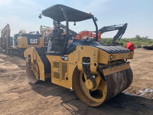 2014 Caterpillar CB54B Vibratory Double Drum Asphalt Compactor.