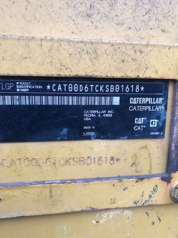2014 Caterpillar D6T Dozer.