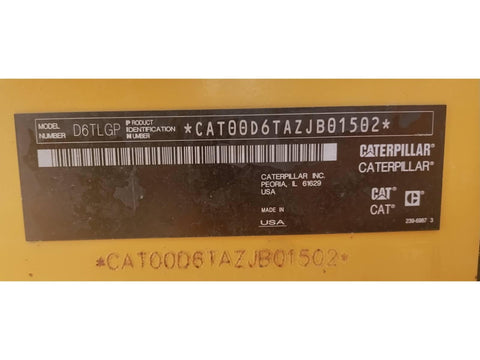 2014 Caterpillar D6T LGP Dozer