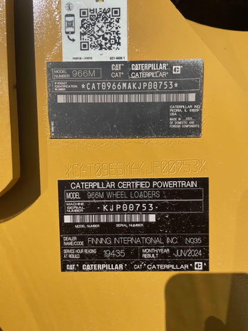 2015 Caterpillar 966M Wheel Loader