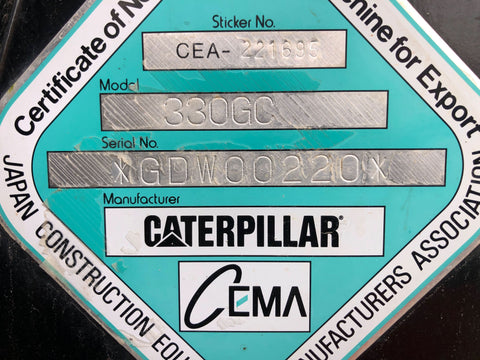 2019 Caterpillar 330 Excavator