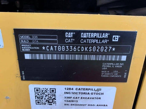 2019 Caterpillar 336 Excavator
