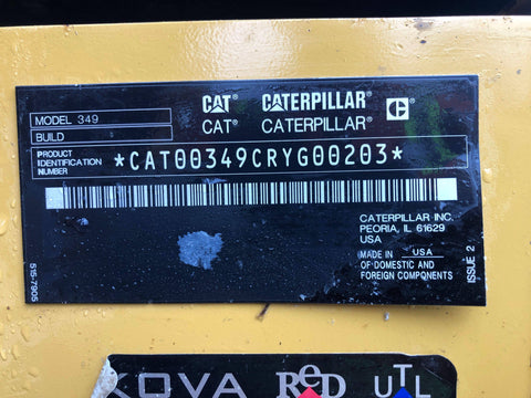 2019 Caterpillar 349 Excavator
