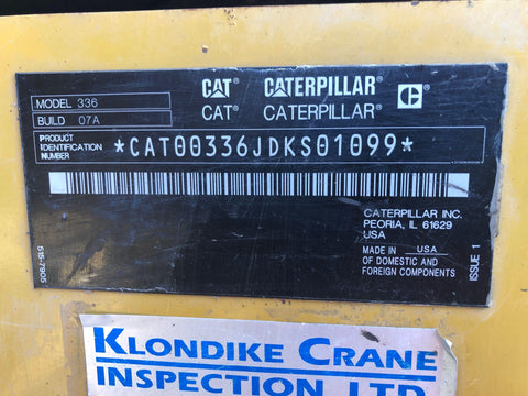 2019 Caterpillar 336 Excavator