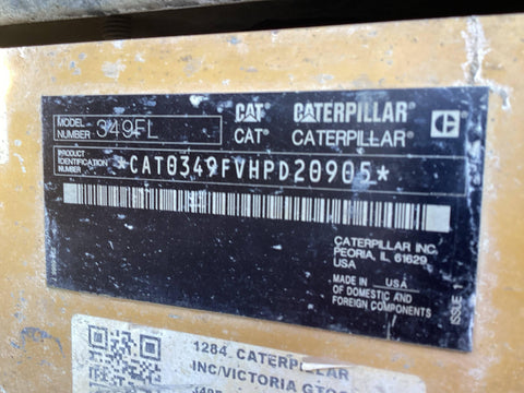 2019 Caterpillar 349F Excavator