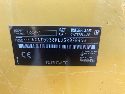 2019 Caterpillar 938M Wheel Loader