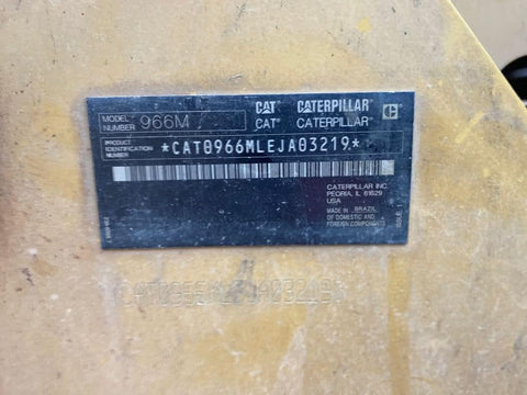 2019 Caterpillar 966M HL Wheel Loader