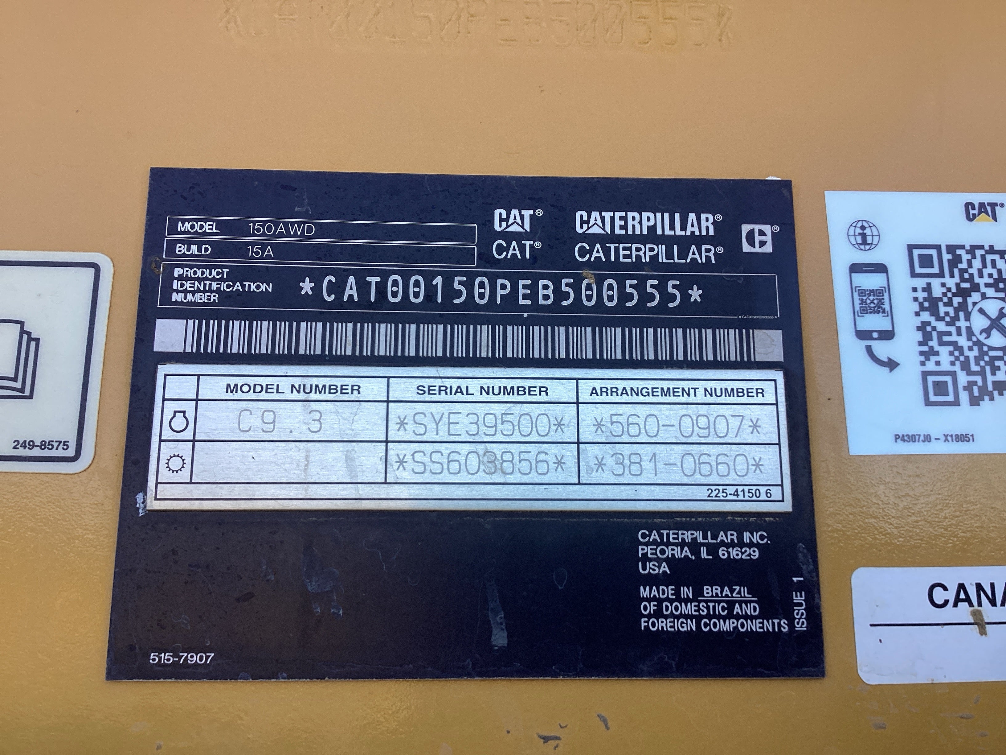 2021 Caterpillar 150 Motor Grader