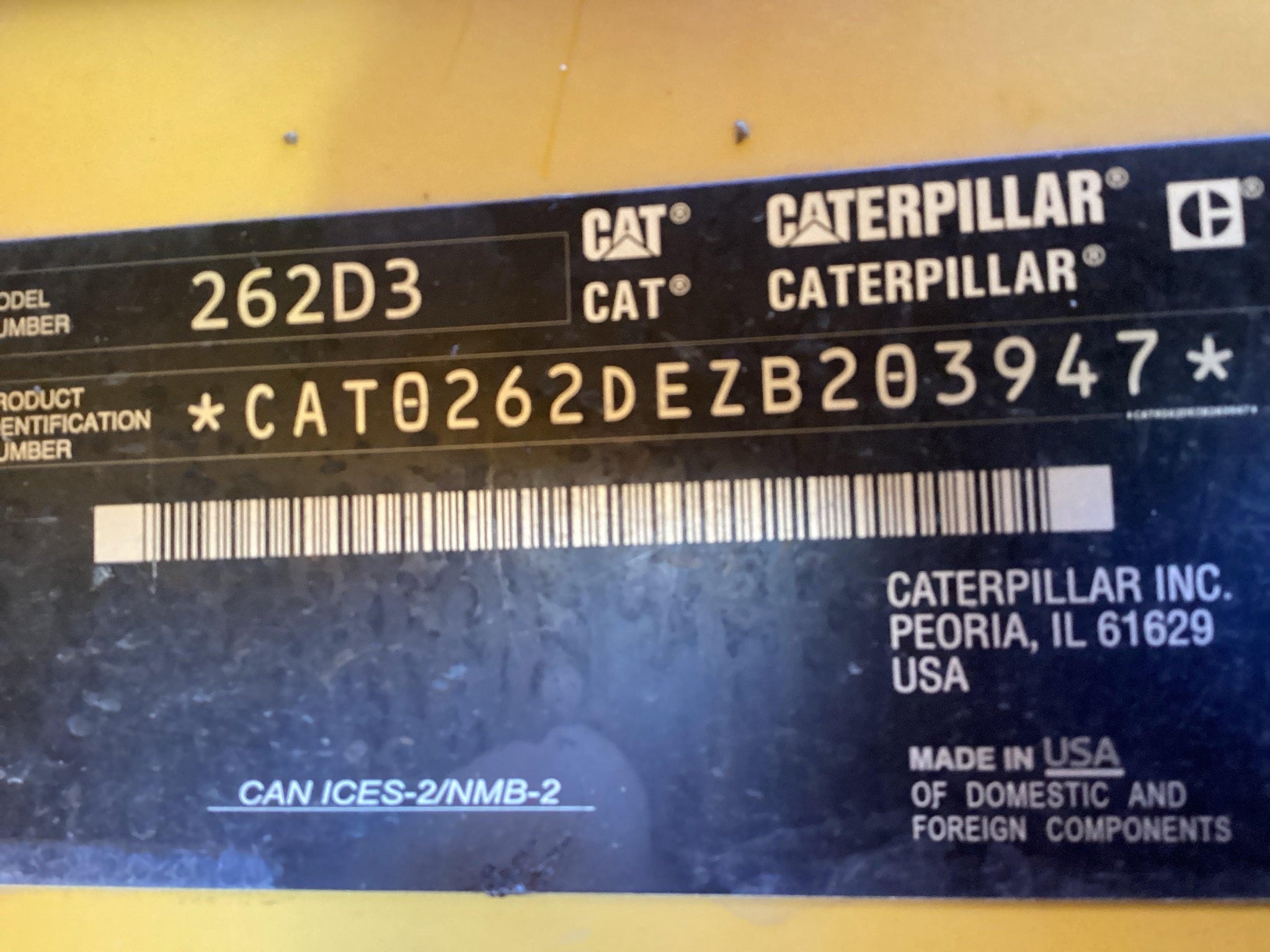 2021 Caterpillar 262D3 Steer Loader