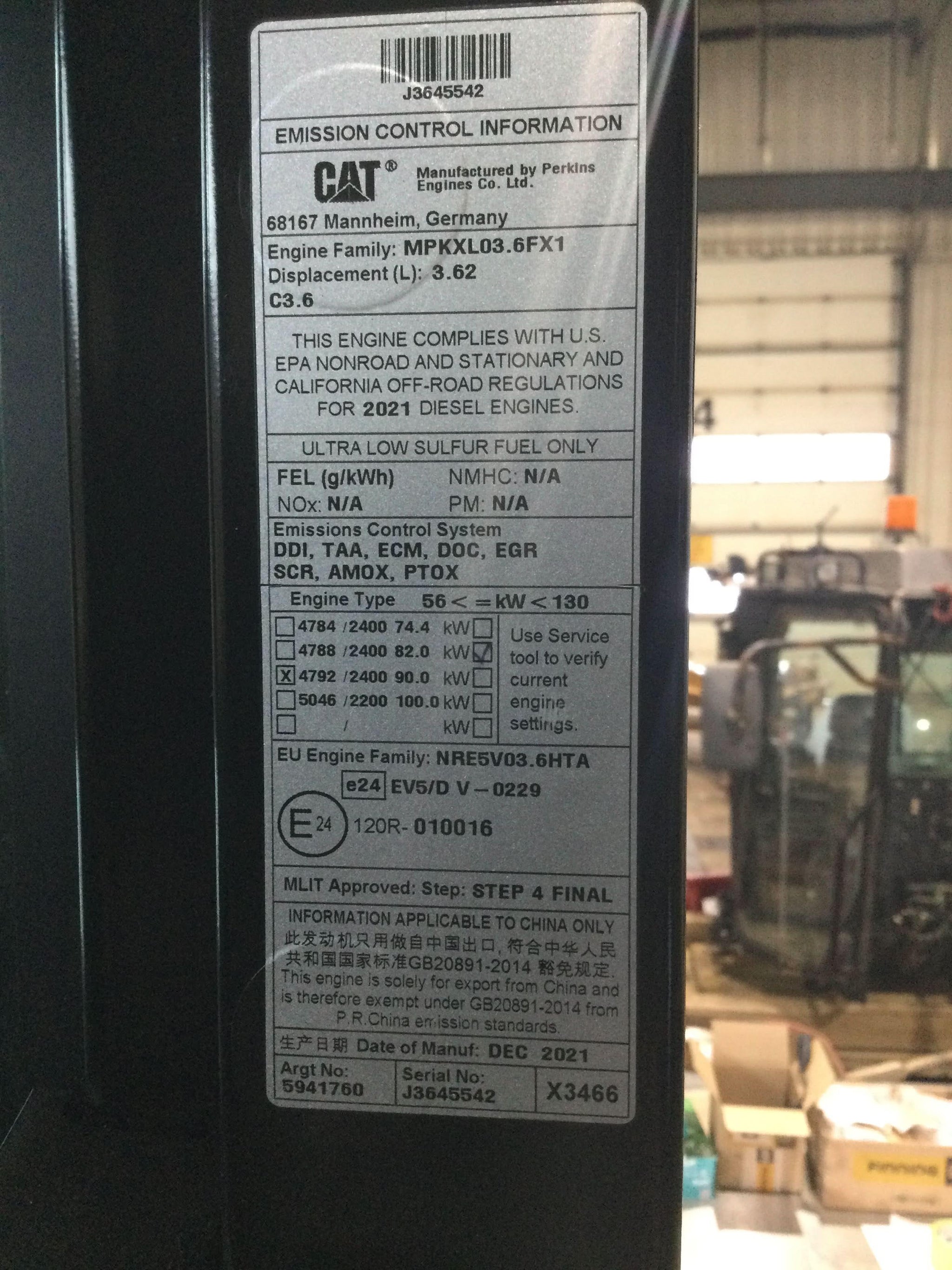2022 Caterpillar 315 Excavator