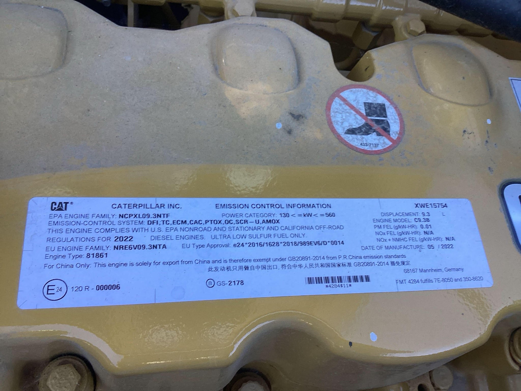 2022 Caterpillar 340 Excavator