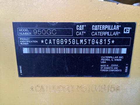 2022 Caterpillar 950GC Wheel Loader