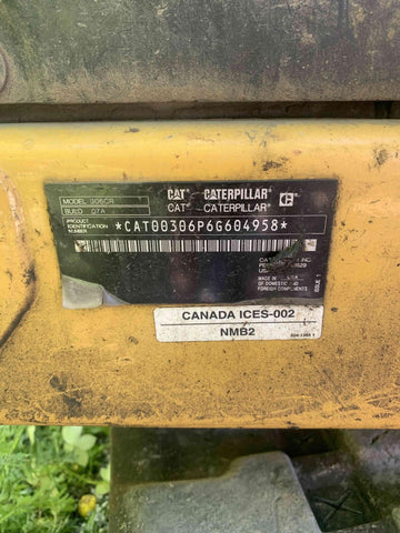 2022 Caterpillar 306-07 Excavator.