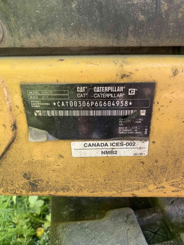 2022 Caterpillar 306-07 Excavator.