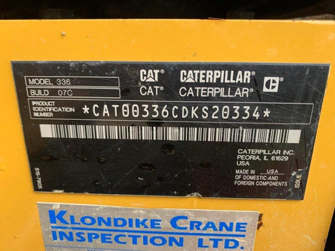 2022 Caterpillar 336 Excavator