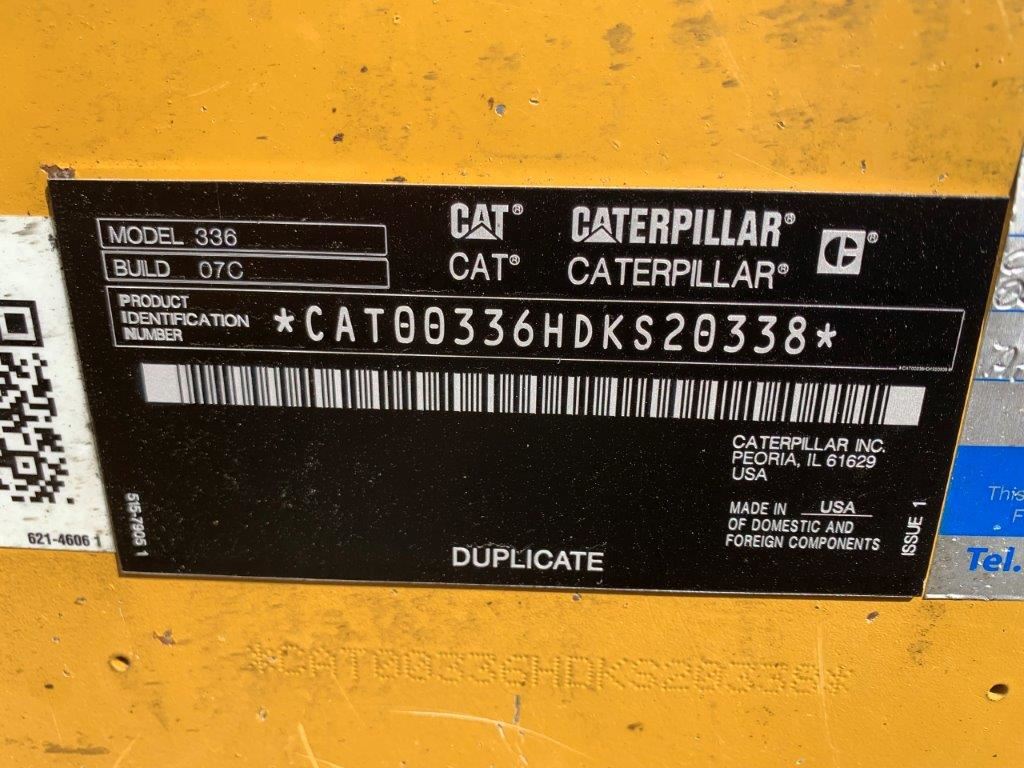2022 Caterpillar 336 Excavator