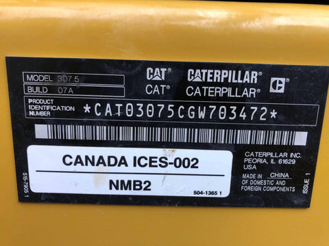 2023 Caterpillar 307.5 Excavator