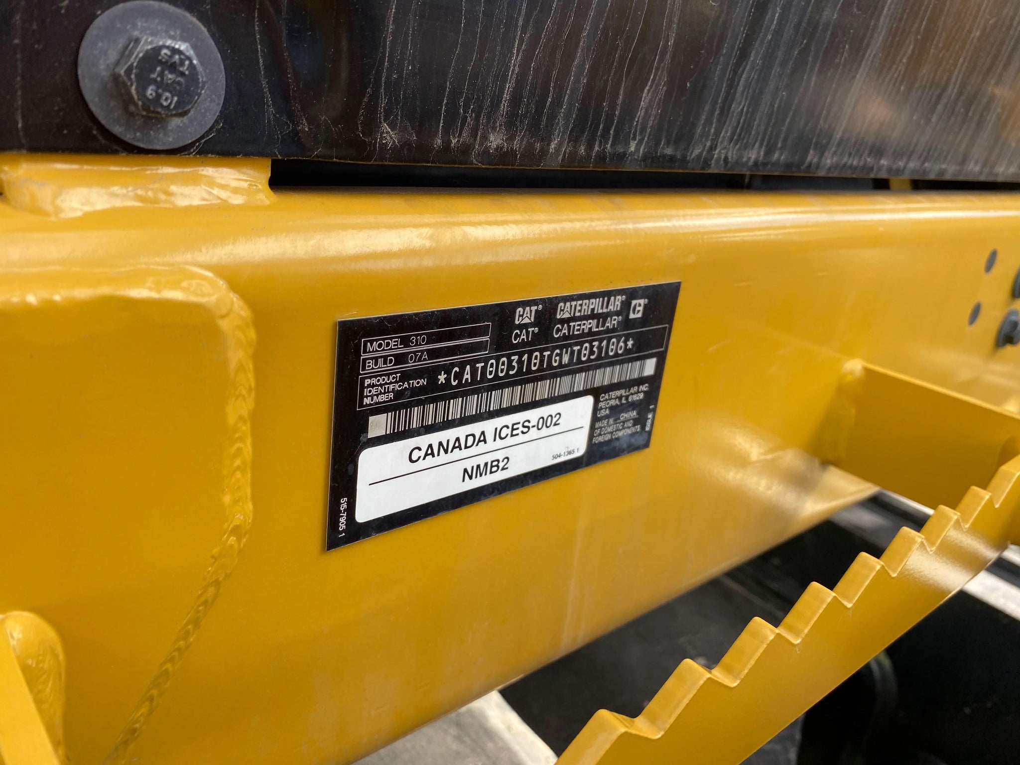 2023 Caterpillar 310 Excavator