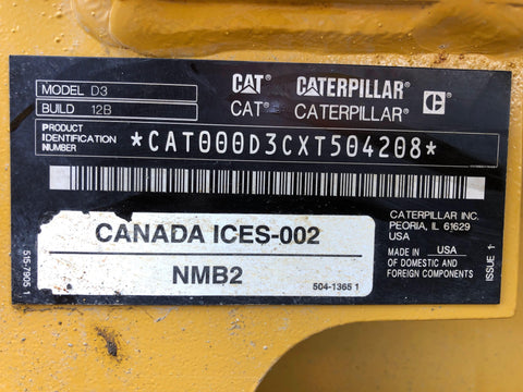 2023 Caterpillar D3 Dozer