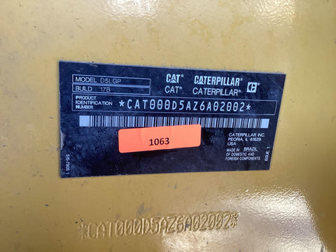 2023 Caterpillar D5 LGP Dozer