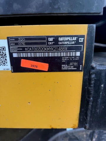 2023 Caterpillar 320 Excavator