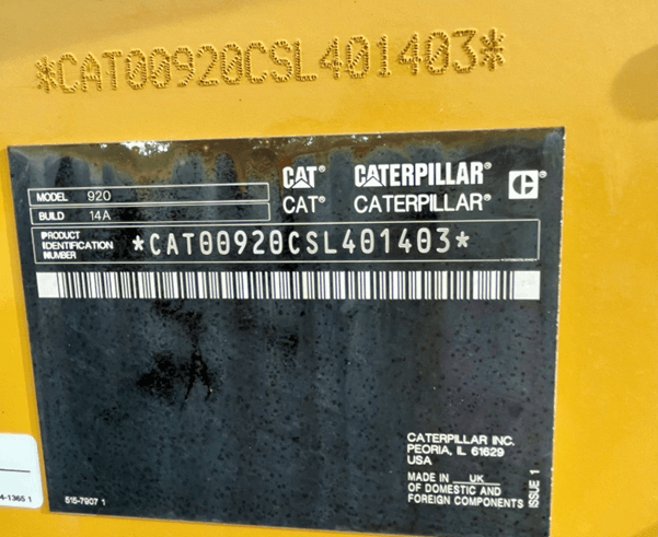 2023 Caterpillar 920-14 Wheel Loader