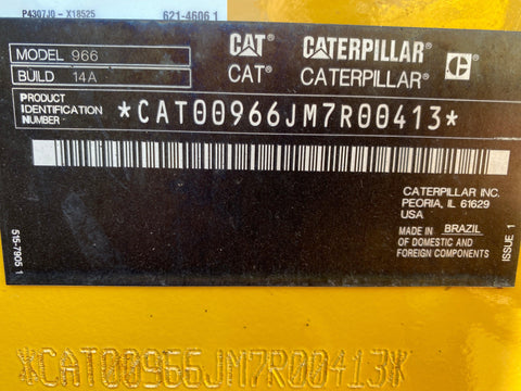 2023 Caterpillar 966 Wheel Loader