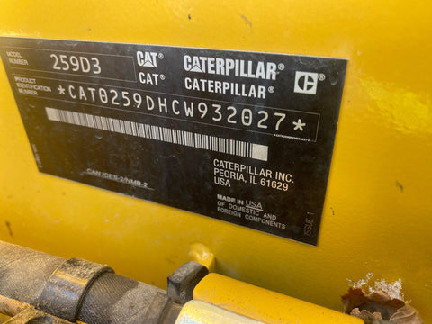 2024 Caterpillar 259D3 Compact Track Loader