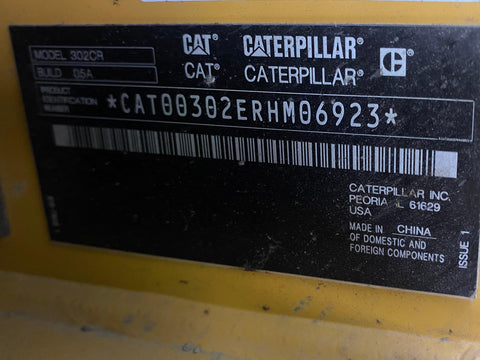 2024 Caterpillar 302 Excavator