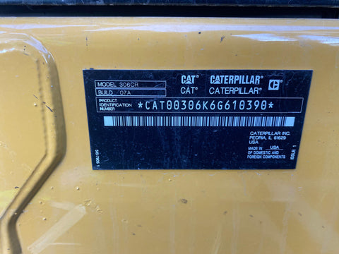 2024 Caterpillar 306 Excavator