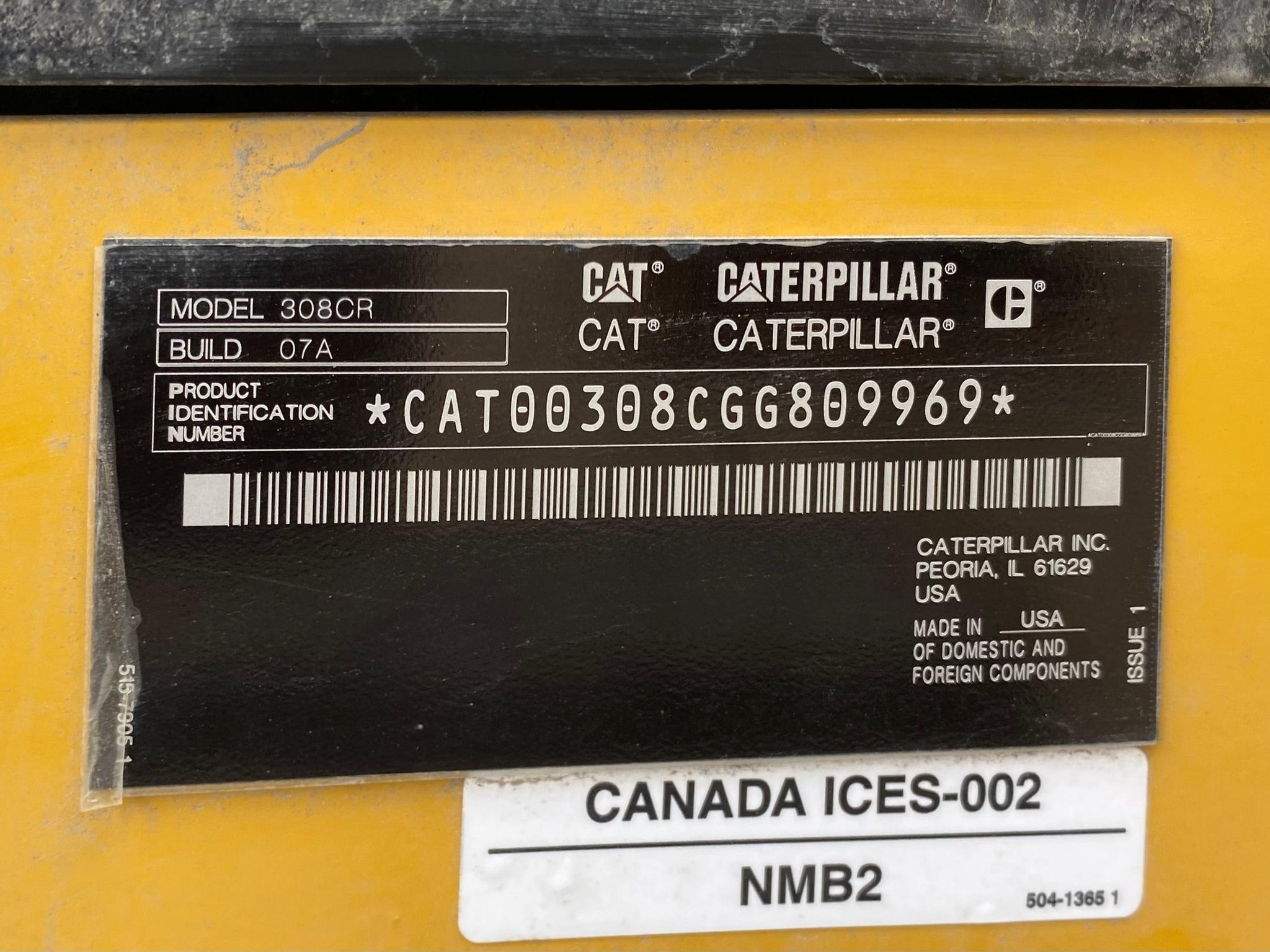 2024 Caterpillar 308-07 Excavator