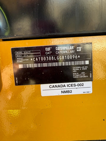 2024 Caterpillar 308CR Excavator