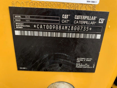 2024 Caterpillar 908 Wheel Loader